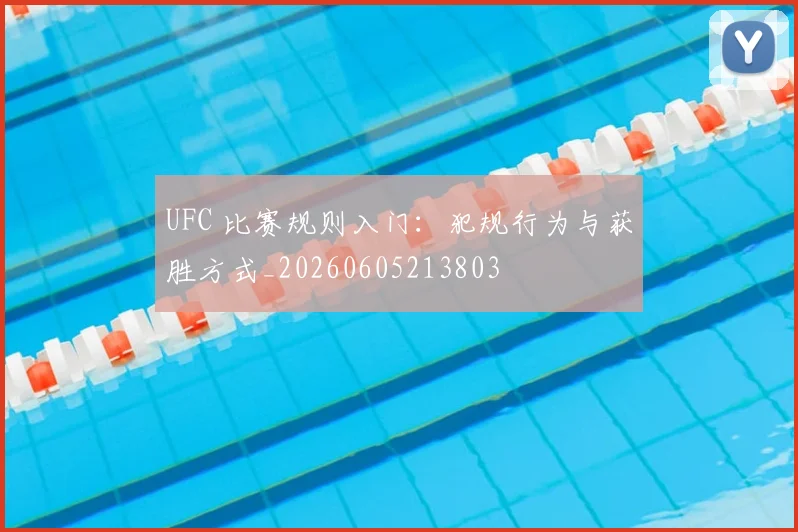 UFC 比赛规则入门：犯规行为与获胜方式_20260605213803